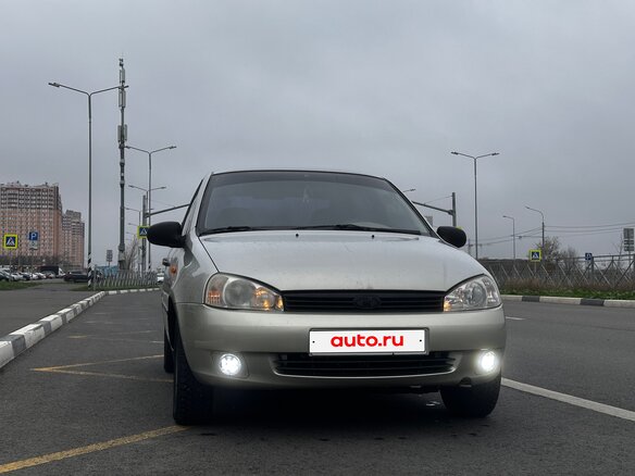 2007 Lada (ВАЗ) Kalina I, бежевый, 375000 рублей - вид 1