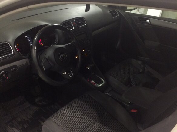 2010 Volkswagen Golf VI, белый - вид 5
