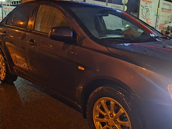 2011 Mitsubishi Lancer X Рестайлинг, синий - вид 4