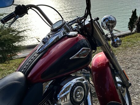 2012 Harley-Davidson Heritage, красный, 975000 рублей, вид 4