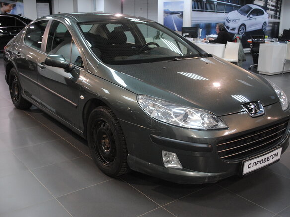 2008 Peugeot 407, зелёный - вид 2