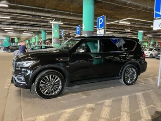 2018 Infiniti QX80 I Рестайлинг 2, чёрный, 4150000 рублей, вид 4