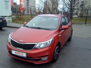 2017 Kia Rio III Рестайлинг, красный, 750000 рублей, вид 1