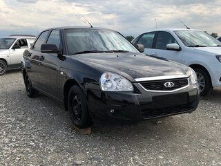 2014 Lada (ВАЗ) Priora I Рестайлинг, чёрный, 640000 рублей, вид 2