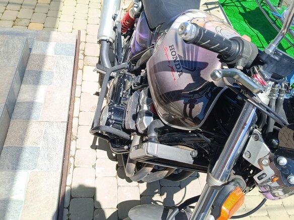 1997 Honda CB 400 Super Four, серебристый, 270000 рублей - вид 3