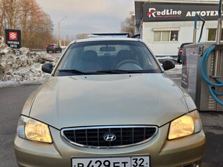 2005 Hyundai Accent ТагАЗ II, бежевый, 460000 рублей, вид 1