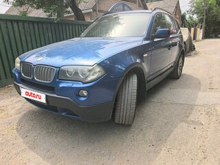 2009 BMW X3 25i I (E83) Рестайлинг, синий, 1150000 рублей, вид 2