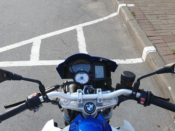 2013 BMW F 800 R, синий - вид 5