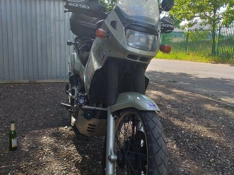 2000 Kawasaki KLE 400, бежевый, 450000 рублей, вид 3