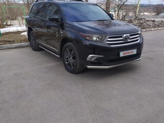 2012 Toyota Highlander II (XU40) Рестайлинг, чёрный, 2100000 рублей, вид 2