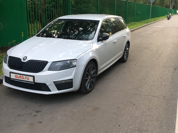 2015 Skoda Octavia RS III, белый