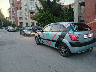 2009 Kia Rio II, серебристый, 350000 рублей, вид 5