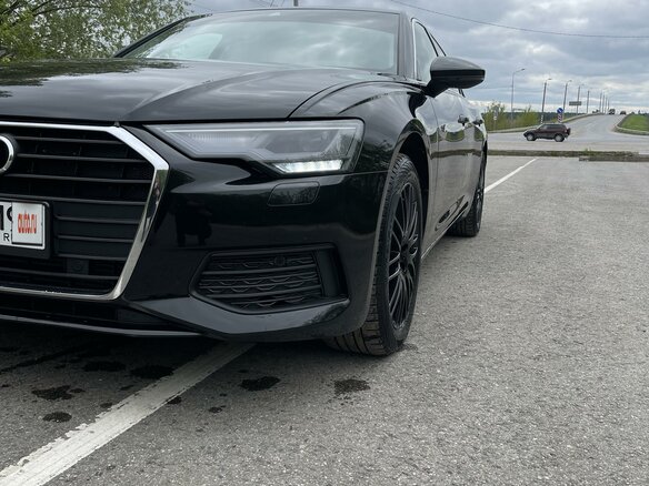 2020 Audi A6 40 TFSI V (C8), чёрный, 2500000 рублей - вид 2