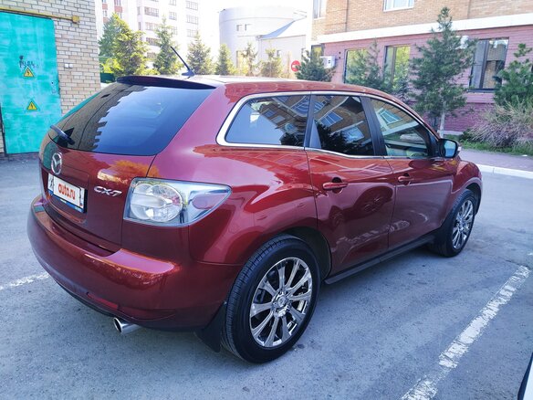 2011 Mazda CX-7 I Рестайлинг, красный, 1300000 рублей - вид 7