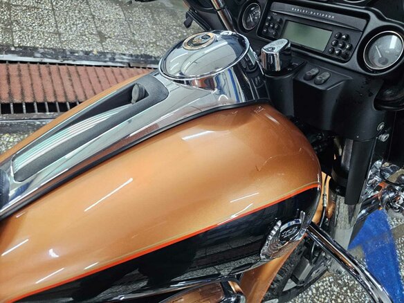2008 Harley-Davidson Electra Glide, оранжевый, 830000 рублей - вид 6