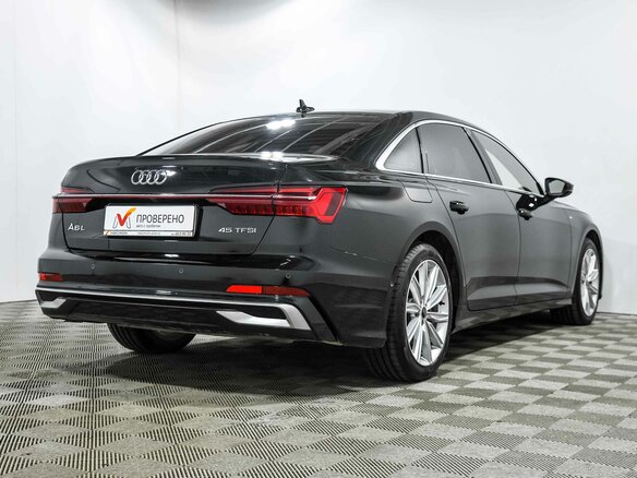 2024 Audi A6 45 TFSI Long V (C8) Рестайлинг, чёрный - вид 5