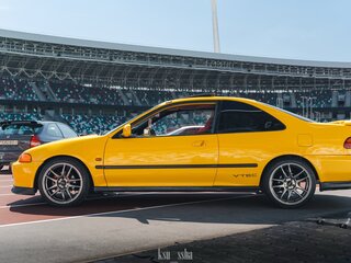 1994 Honda Civic V, жёлтый, 650000 рублей, вид 3