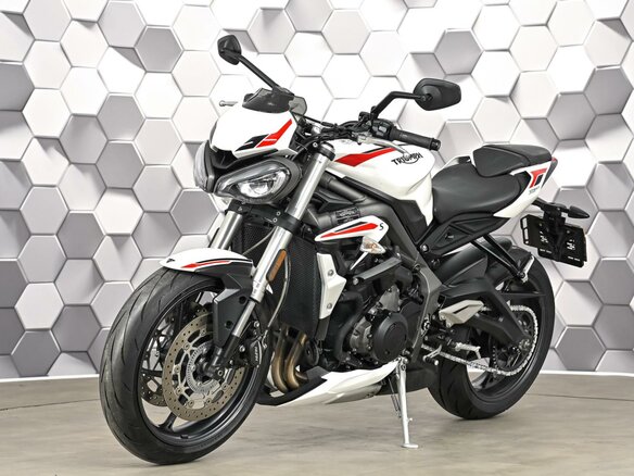 2021 Triumph Street Triple, белый, 727000 рублей - вид 10
