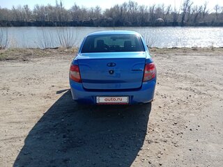 2018 Lada (ВАЗ) Granta I Рестайлинг, синий, 500000 рублей, вид 3
