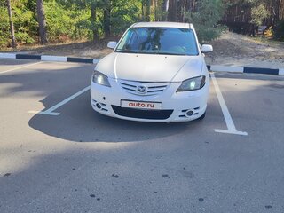 2008 Mazda 3 I (BK) Рестайлинг, белый, 730000 рублей, вид 4