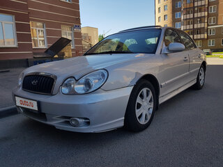 2002 Hyundai Sonata IV (EF) Рестайлинг, серый, 575555 рублей, вид 2