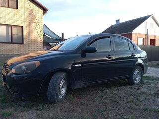 2007 Hyundai Verna II, чёрный, 330000 рублей, вид 4