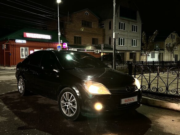 2007 Opel Astra H Рестайлинг, чёрный, 530000 рублей - вид 1