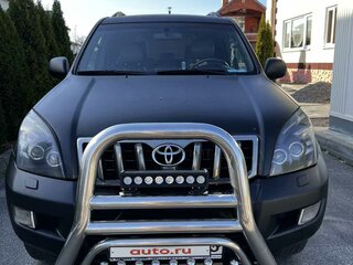 2008 Toyota Land Cruiser Prado 5-speed 120 Series Рестайлинг, чёрный, 2000000 рублей, вид 1