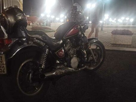 1990 Kawasaki VN750 Vulcan, чёрный, 350000 рублей, вид 2