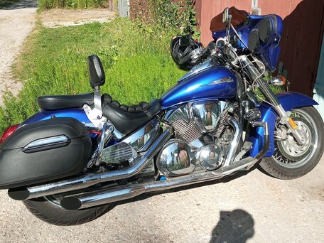 2006 Honda VTX 1300, синий, 685000 рублей, вид 3
