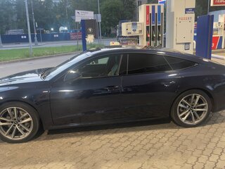 2018 Audi A7 55 TFSI II (4K), синий, 4500000 рублей, вид 4