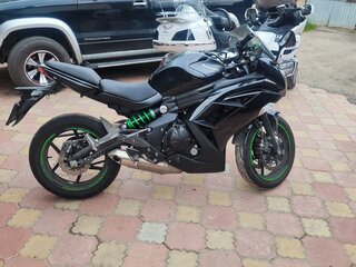 2015 Kawasaki ER-6F (Ninja 650R), чёрный, 499000 рублей, вид 1