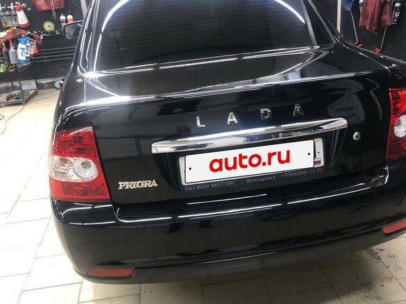 2018 Lada (ВАЗ) Priora I Рестайлинг, чёрный, 750000 рублей - вид 2