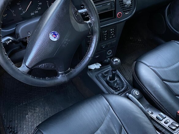 1998 Saab 900 II, синий, 120000 рублей - вид 6
