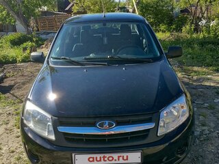 2013 Lada (ВАЗ) Granta I, чёрный, 565000 рублей, вид 1