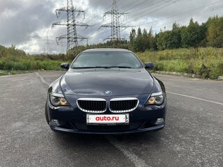 2008 BMW 6 серии 630i II (E63/E64) Рестайлинг, синий, 1580000 рублей, вид 2