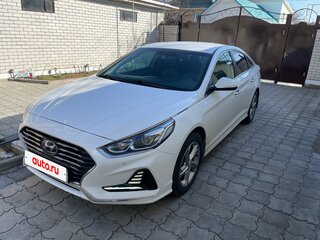 2017 Hyundai Sonata VII (LF) Рестайлинг, белый, 1600000 рублей, вид 1
