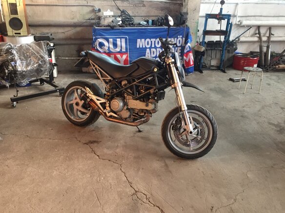 2008 Ducati Hypermotard, чёрный