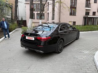 2021 Mercedes-Benz S-Класс 450 Long 4MATIC VII (W223), чёрный, 10000000 рублей, вид 4