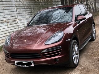 2011 Porsche Cayenne Diesel II (958), коричневый, 4550000 рублей, вид 3