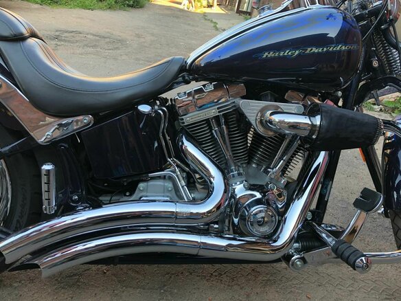 2006 Harley-Davidson CVO, синий - вид 4