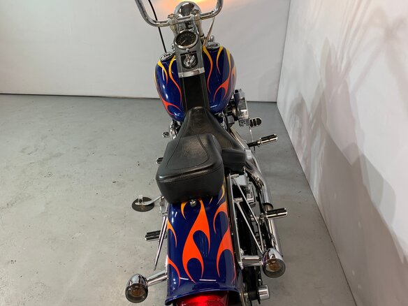 2006 Harley-Davidson Springer Softail, синий - вид 3