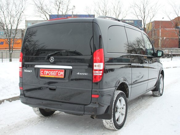 2011 Mercedes-Benz Viano L1 I (W639) Рестайлинг, чёрный - вид 3