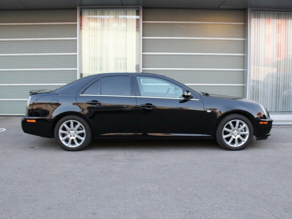 2007 Cadillac STS I Рестайлинг, чёрный - вид 3