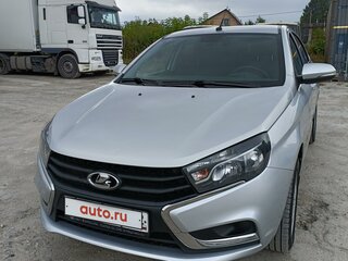 2018 Lada (ВАЗ) Vesta I, серебристый, 929000 рублей, вид 3