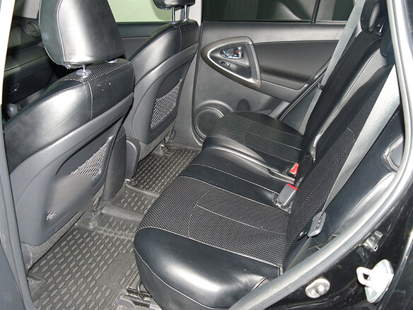 2012 Toyota RAV4 III (XA30) Рестайлинг, чёрный - вид 1