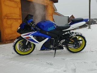 2007 Suzuki GSX-R 600, синий, 480000 рублей, вид 2