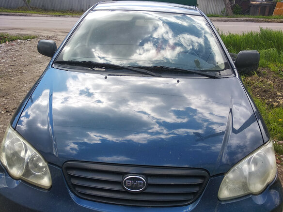 2011 BYD F3 I, синий - вид 1