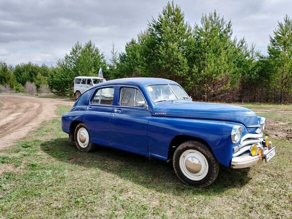 1957 ГАЗ М-20 «Победа», синий, 495000 рублей - вид 6