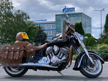 2015 Indian Chief Vintage, чёрный, 1300000 рублей, вид 1